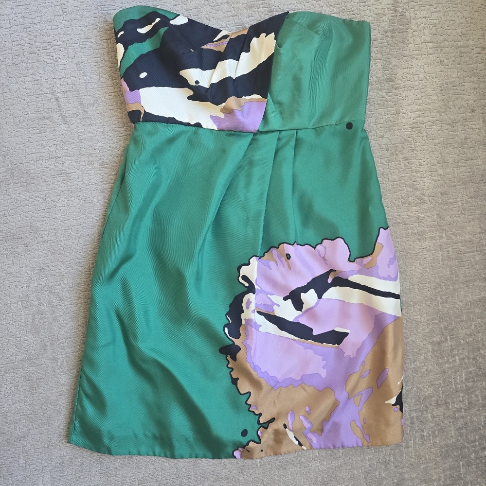 Tibi 100% silk shift dress